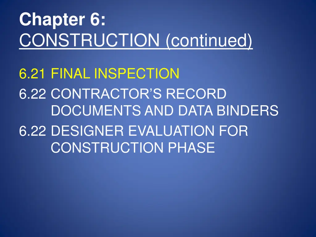 chapter 6 construction continued 3
