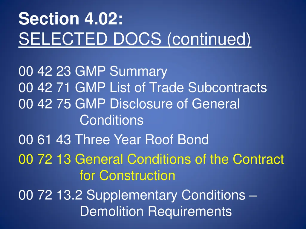 section 4 02 selected docs continued