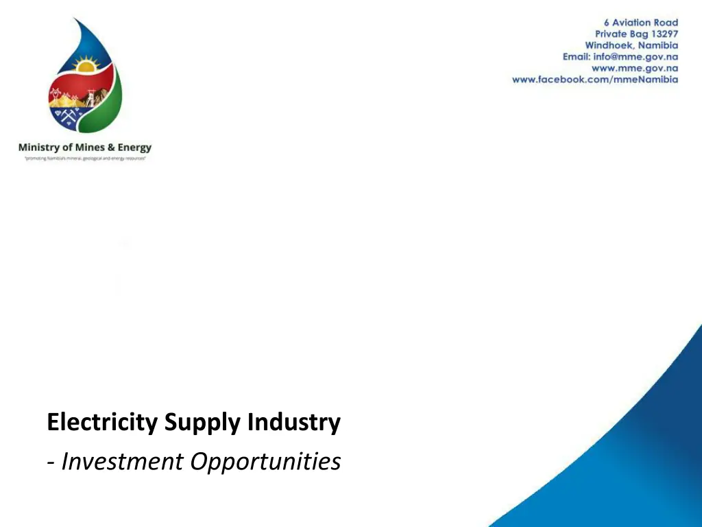electricity supply industry investment