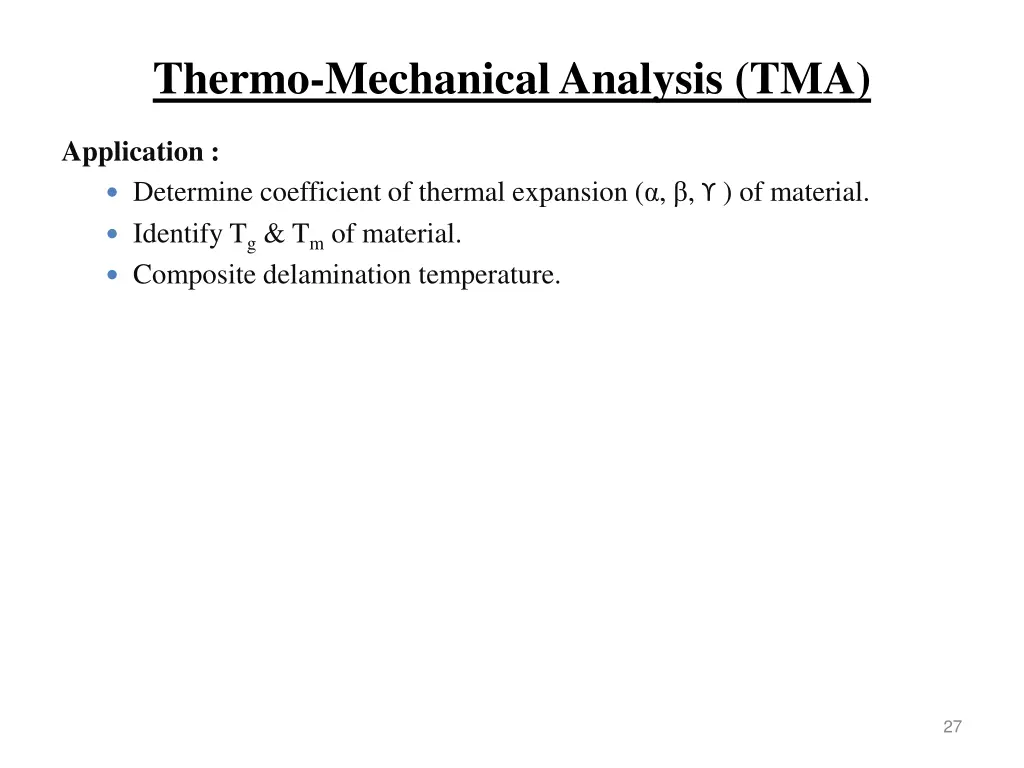 thermo mechanical analysis tma 1