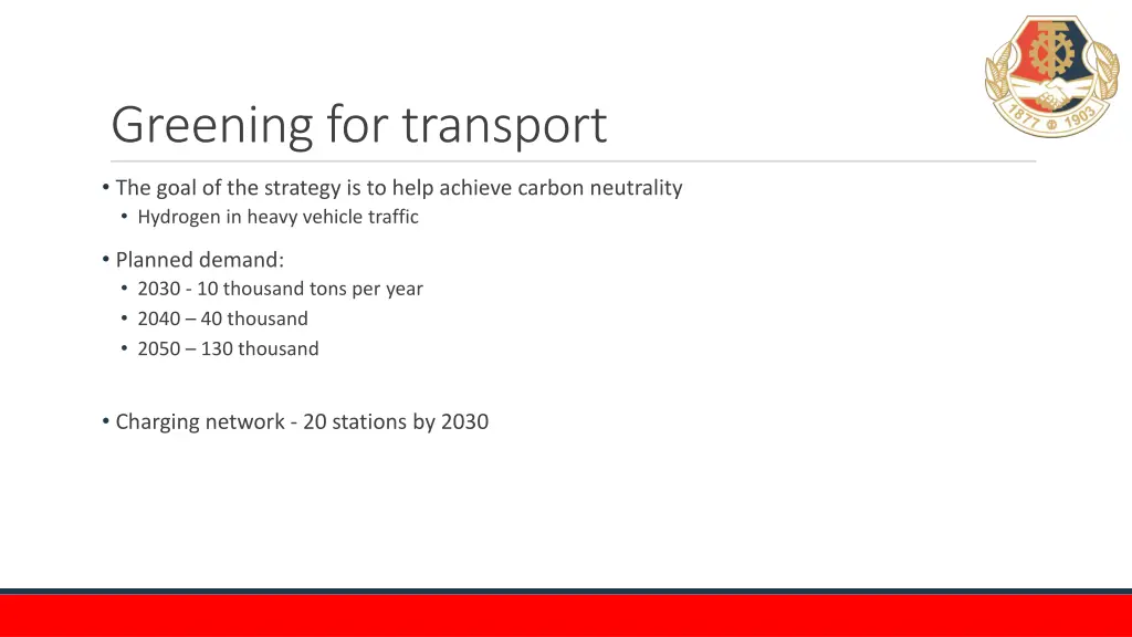 greening for transport