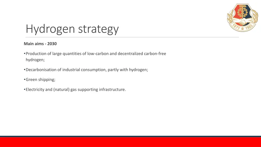 hydrogen strategy