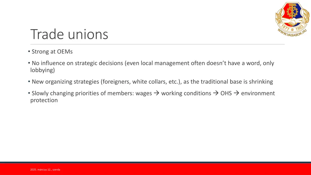 trade unions