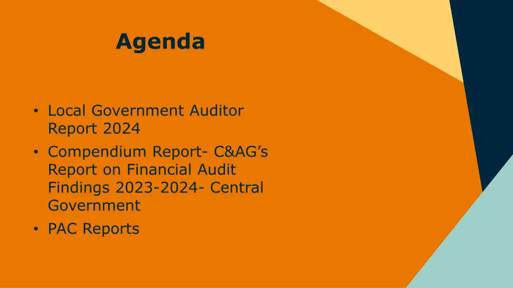 agenda