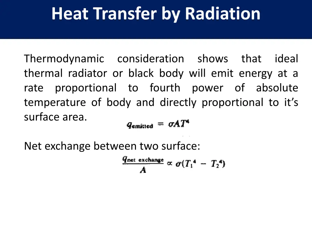 heat transfer by radiation