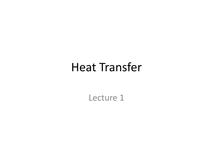 heat transfer