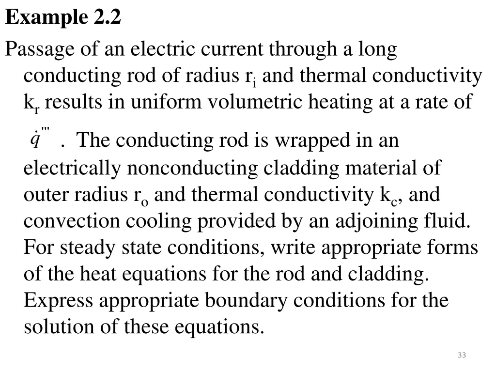 example 2 2 passage of an electric current