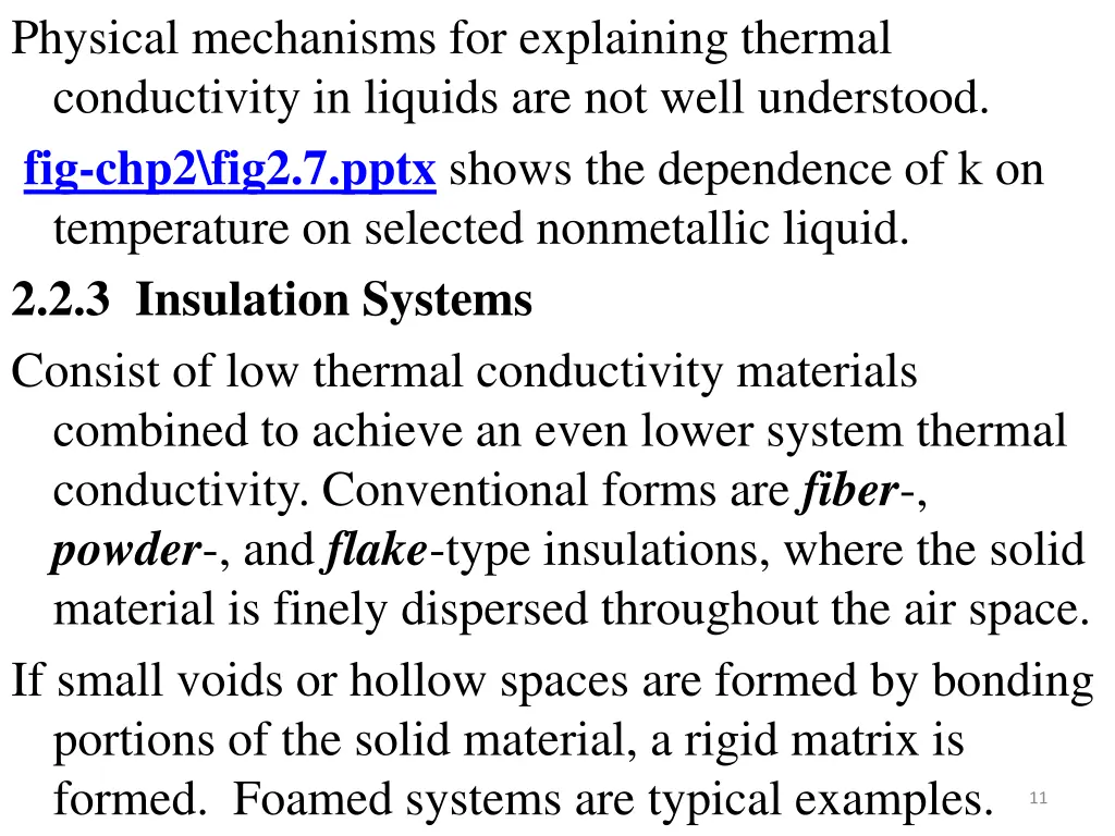 physical mechanisms for explaining thermal