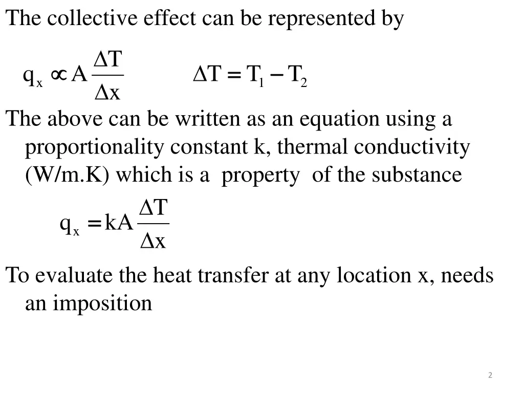 the collective effect can be represented by