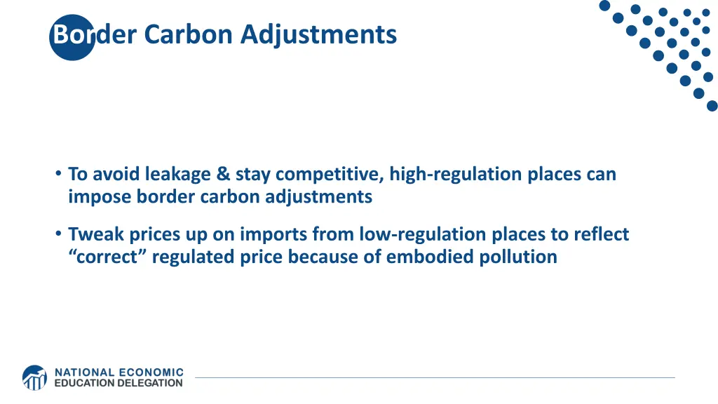 border carbon adjustments