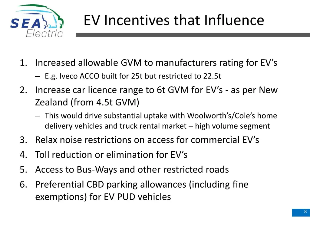 ev incentives that influence