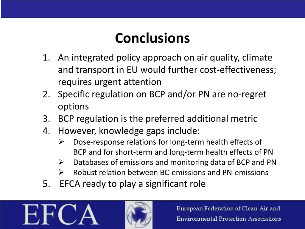 conclusions