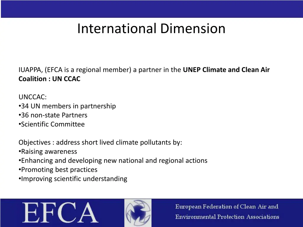 international dimension