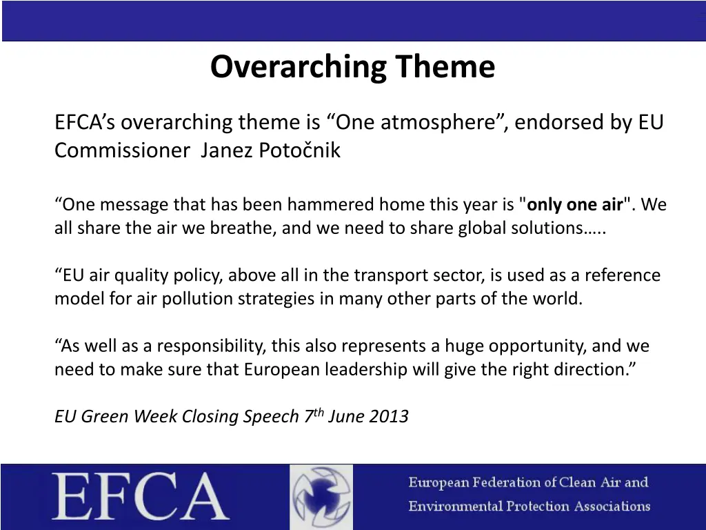 overarching theme