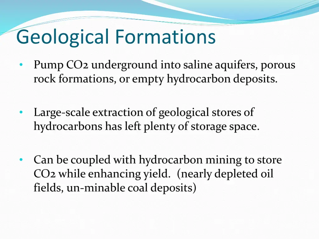 geological formations