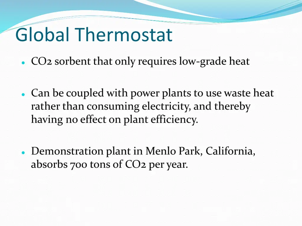 global thermostat