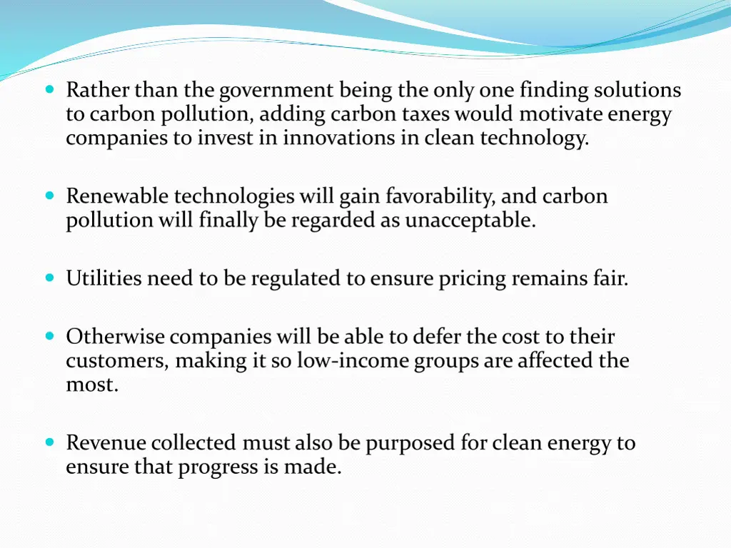 rather than the government being the only