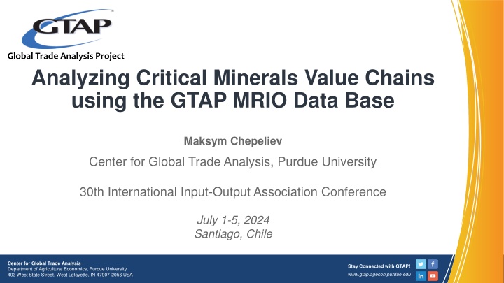 global trade analysis project analyzing critical