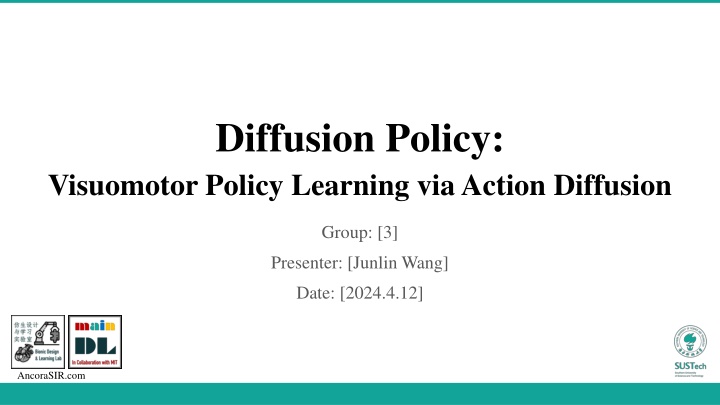 diffusion policy