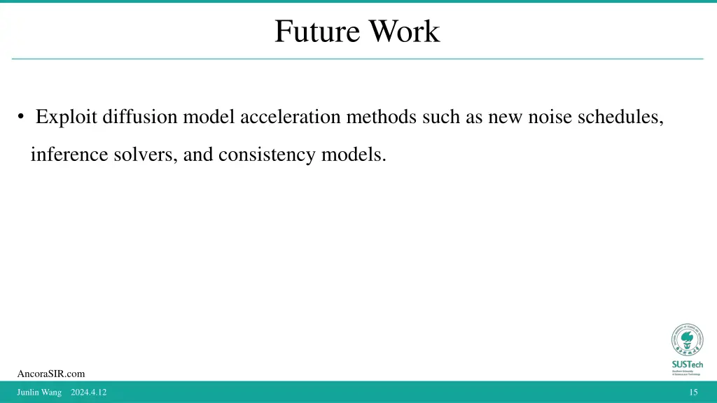 future work