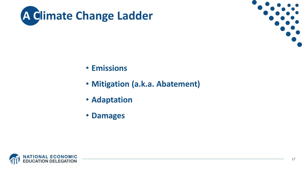 a climate change ladder