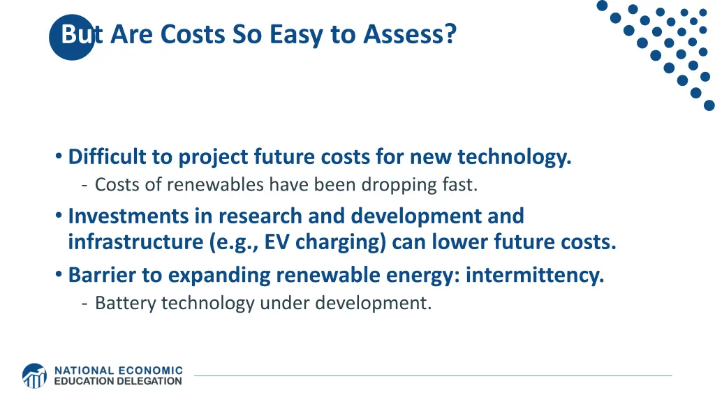 but are costs so easy to assess