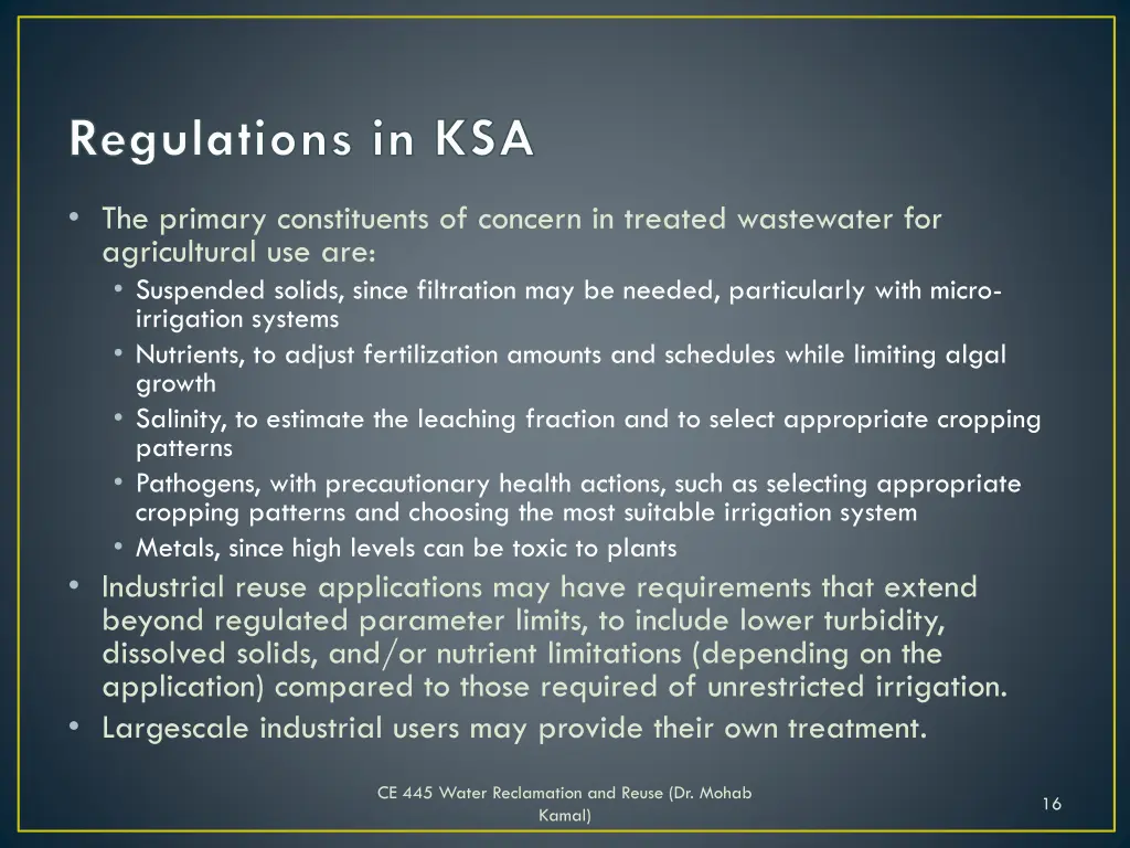 regulations in ksa 1