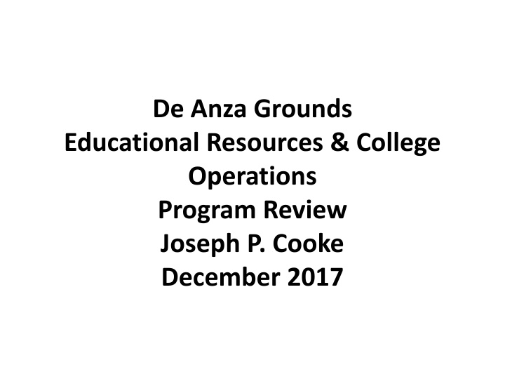 de anza grounds educational resources college