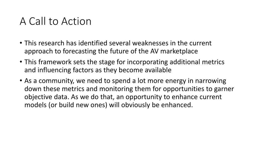 a call to action