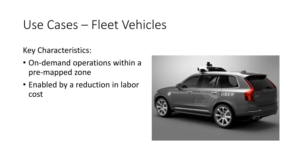 use cases fleet vehicles