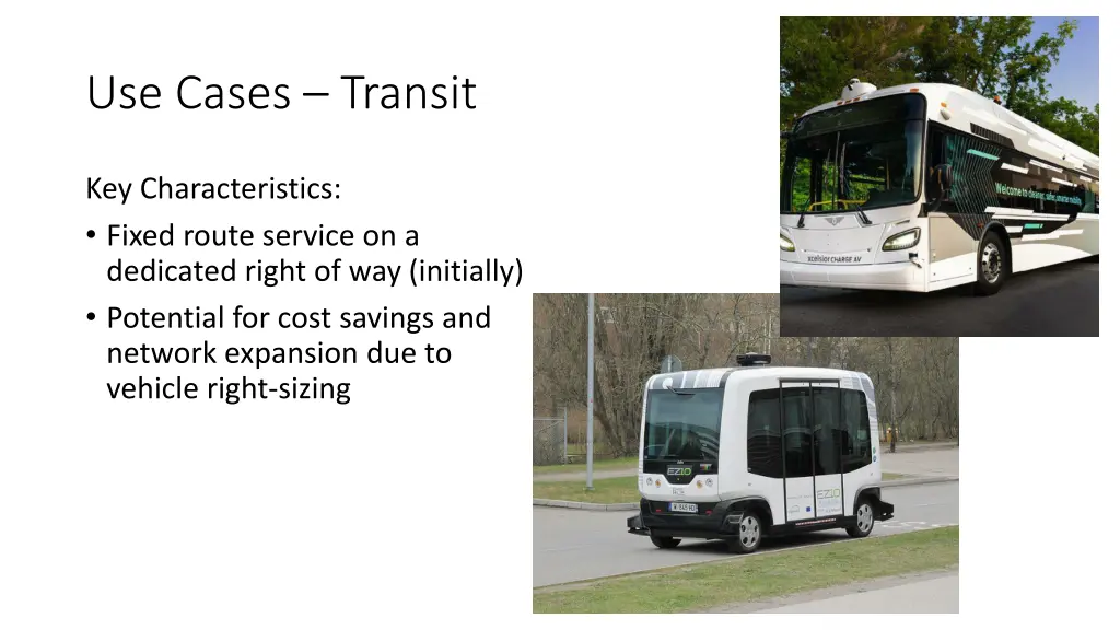 use cases transit