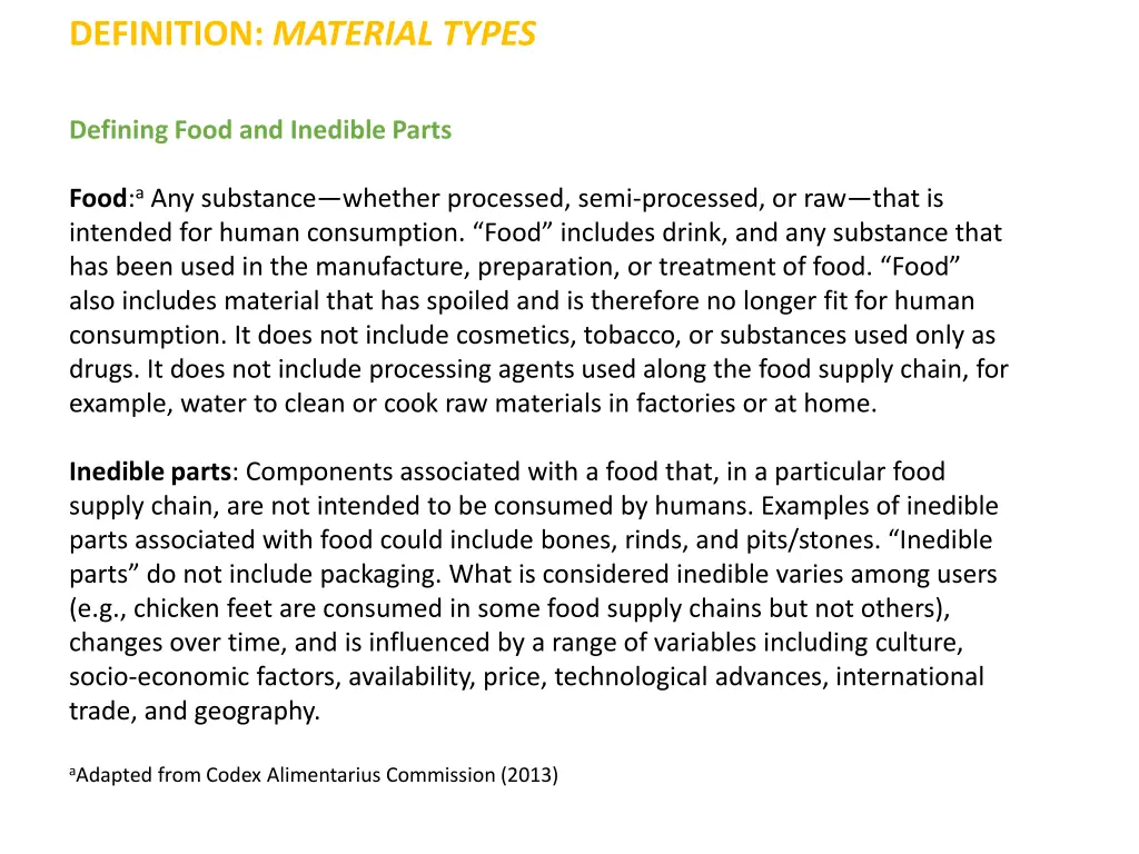 definition material types
