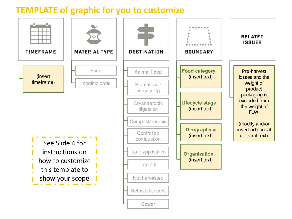 template of graphic for you to customize