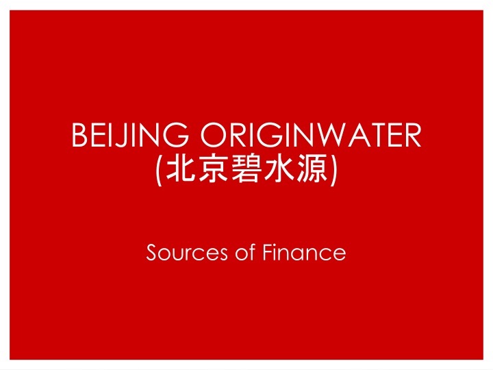 beijing originwater