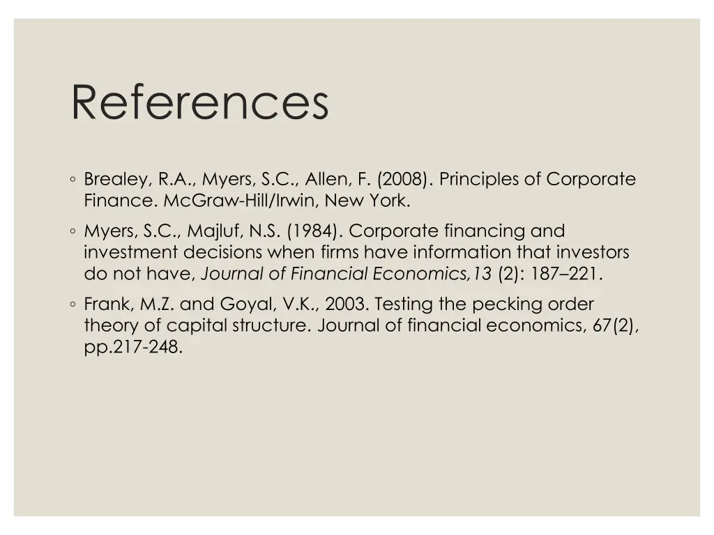 references