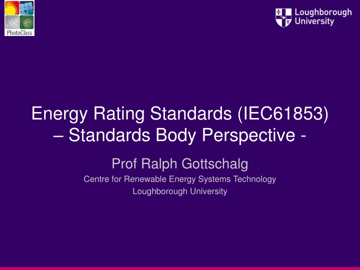 energy rating standards iec61853 standards body