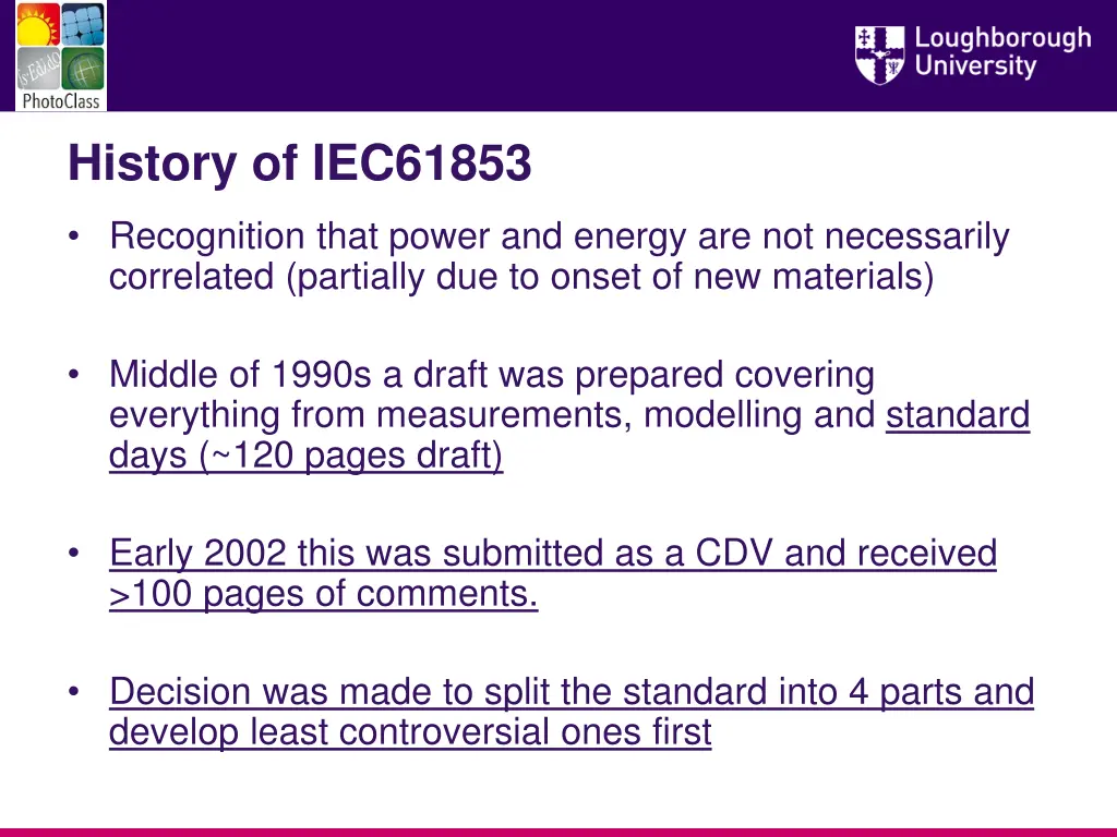 history of iec61853