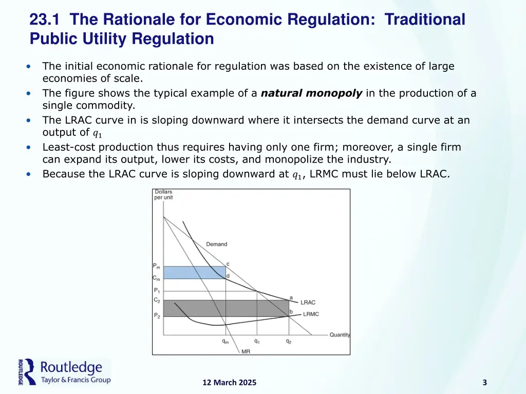 23 1 the rationale for economic regulation 1