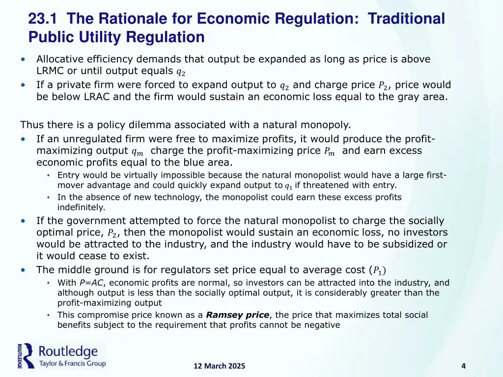 23 1 the rationale for economic regulation 2