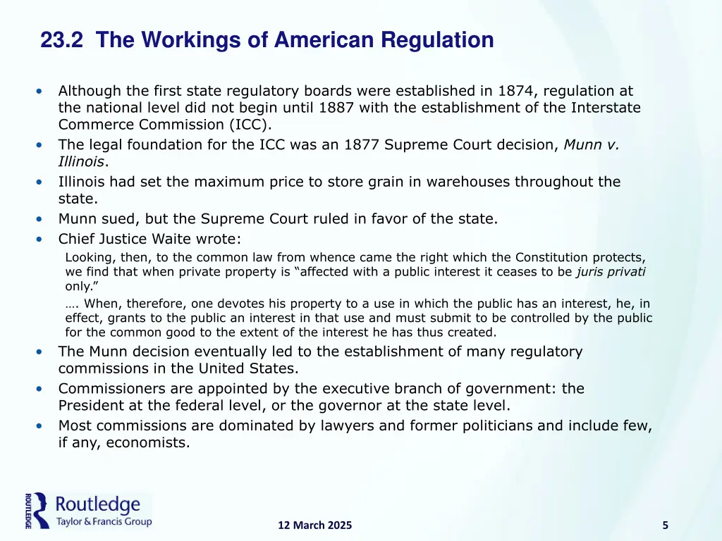 23 2 the workings of american regulation
