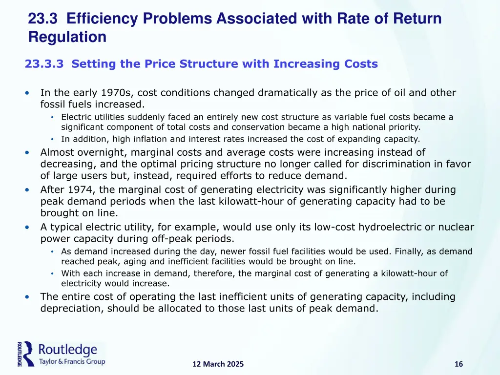 23 3 efficiency problems associated with rate 6