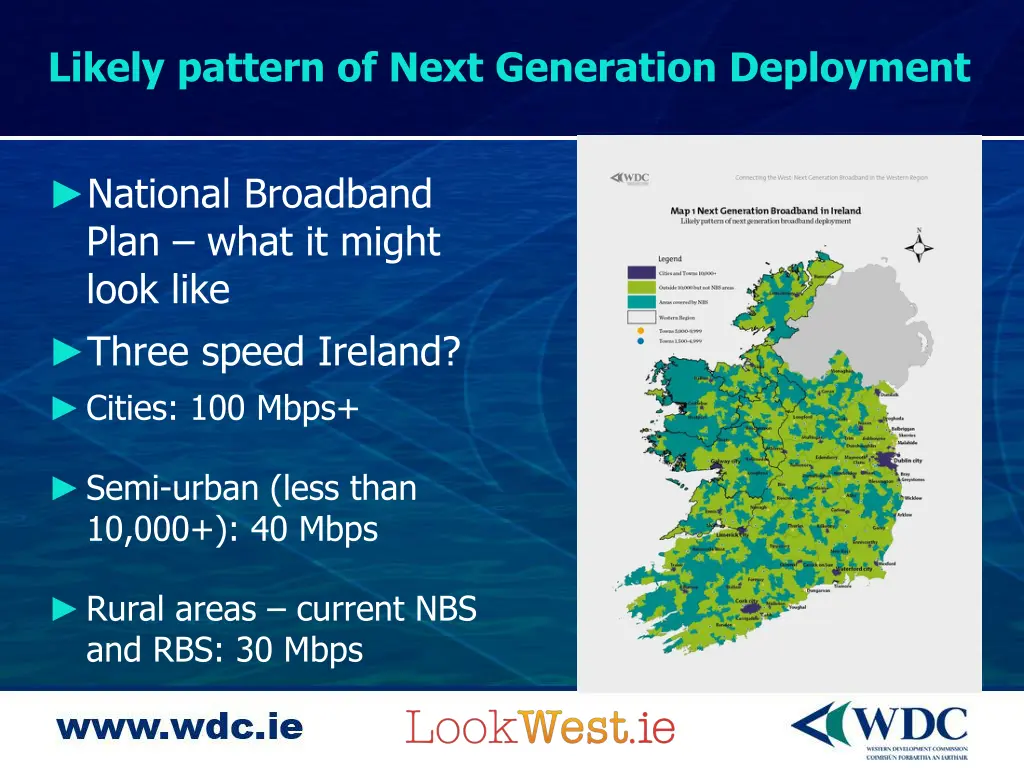 likely pattern of next generation deployment