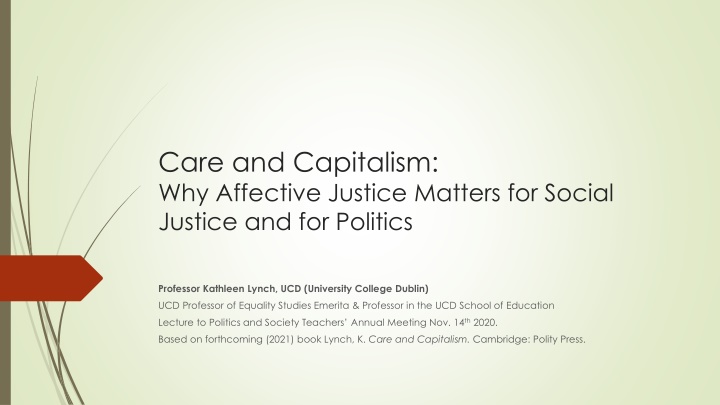 care and capitalism why affective justice matters
