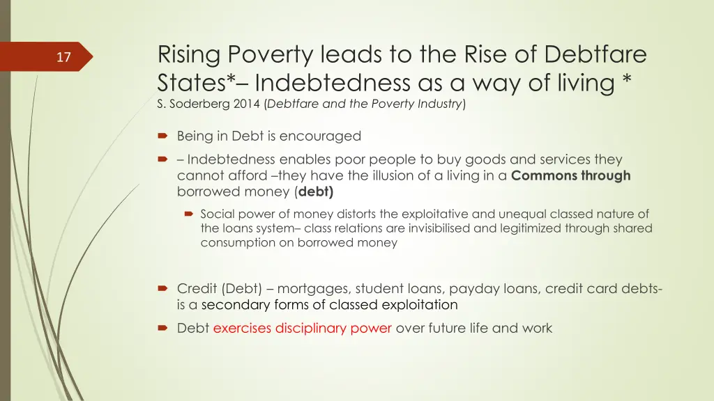 rising poverty leads to the rise of debtfare