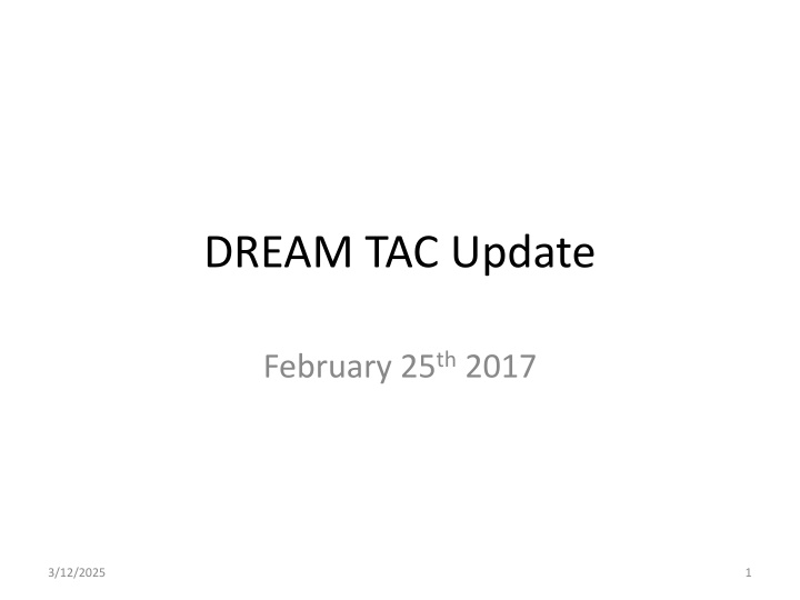 dream tac update