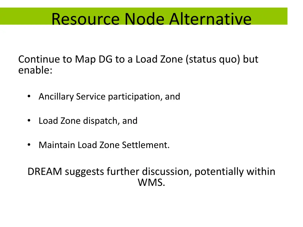 resource node alternative