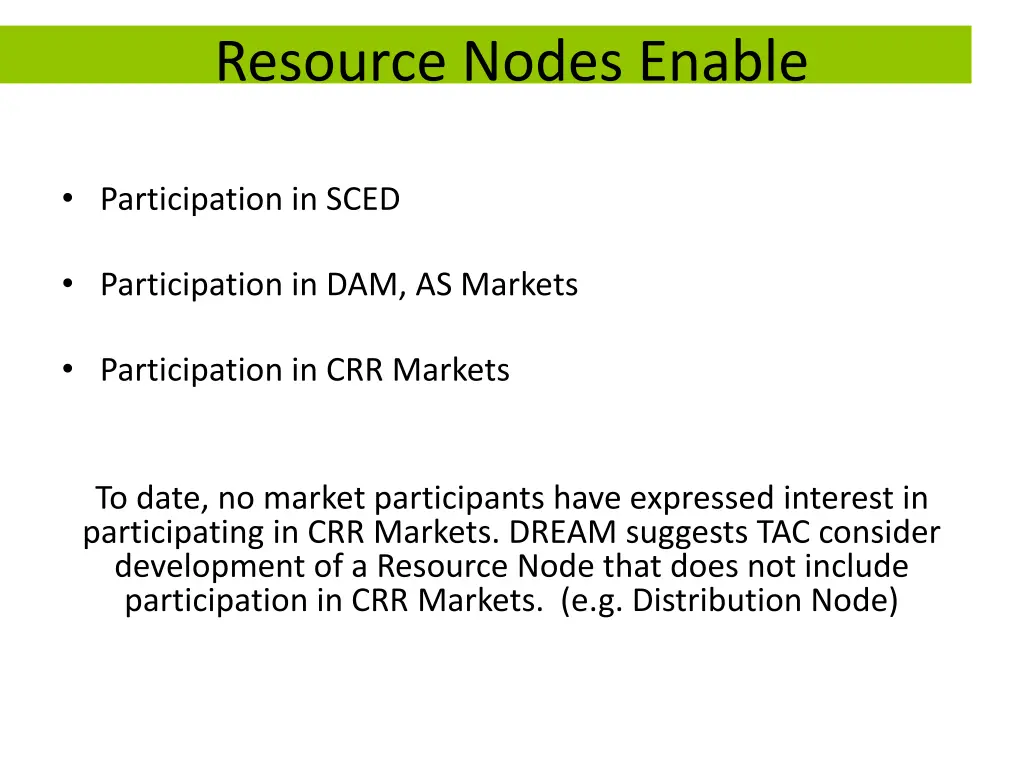 resource nodes enable