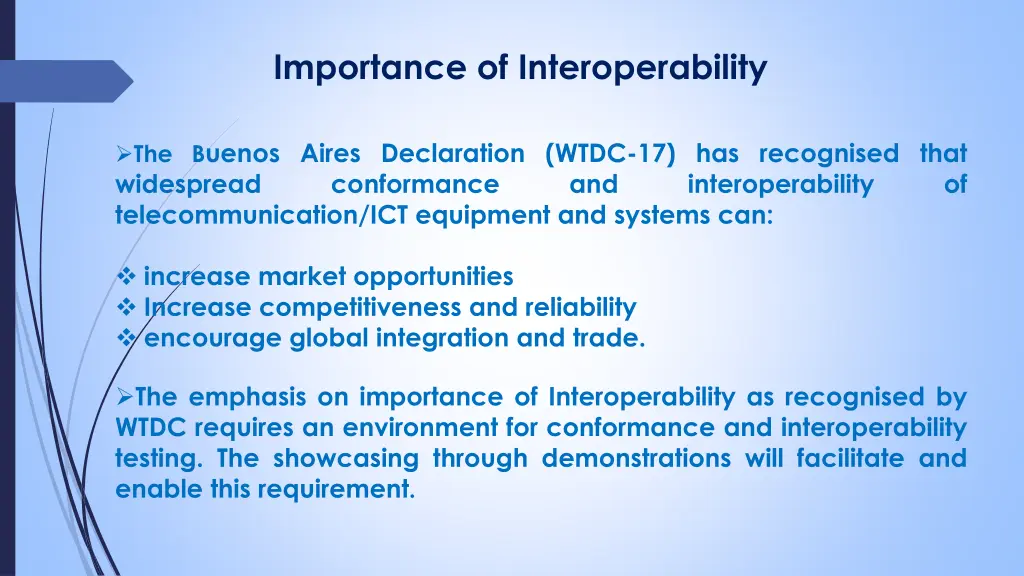 importance of interoperability