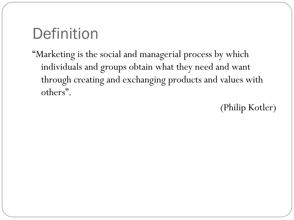 definition