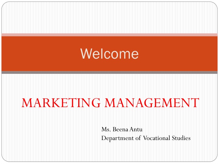 welcome